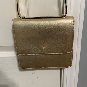 Kate Spade Metallic Gold Crossbody bag